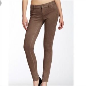 Anthropologie Level 99 faux suede pants